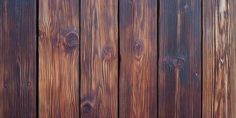 Close-up of dark brown wooden planks