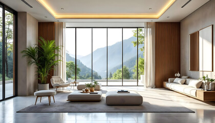 Fototapeta premium modern living room 