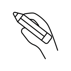 Sketching Icon vector stock illustration