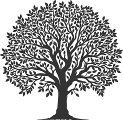 Fototapeta premium Silhouette of Tree for Graphic Use