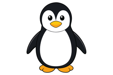 Fototapeta premium penguin on a white background.