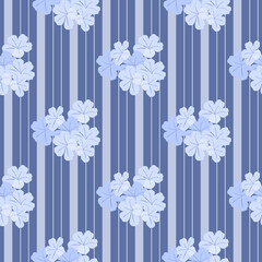Obraz premium Seamless floral pattern. Cute floral pattern suitable for clothing, textiles, wrapping paper, backgrounds, wallpapers.