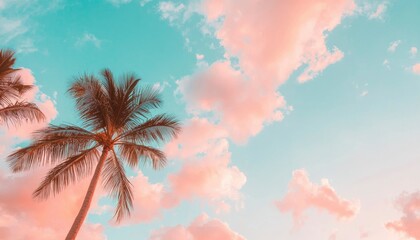 Tropical Sunset Palms