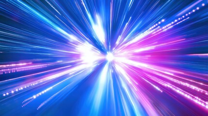 Obraz premium Abstract Digital Speed Burst