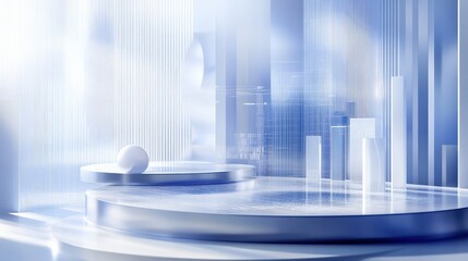 Modern Minimalist Product Display Stage