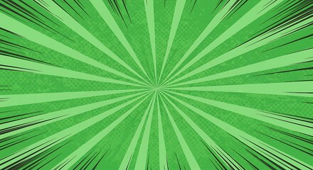 Obraz premium Emerald Velocity AI Generated
