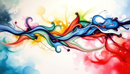 Abstract Flowing Colors (3)