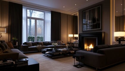 Luxurious modern living room
