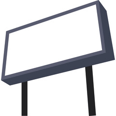 Fototapeta premium Billboard Flat Vector