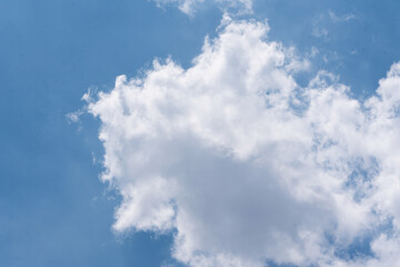 Sky Blue,Cloud Background,white clouds floating on blue sky in beautiful morning..