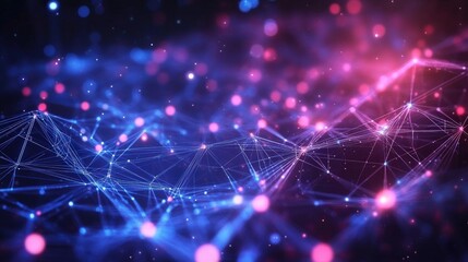 Abstract Digital Network Connection