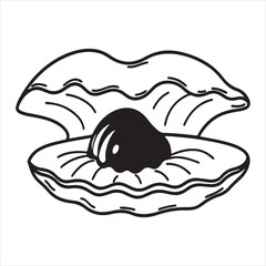 Underwater Closeup of Giant Clam Shell in Ocean