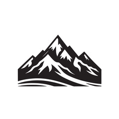 vector illustration of mountain