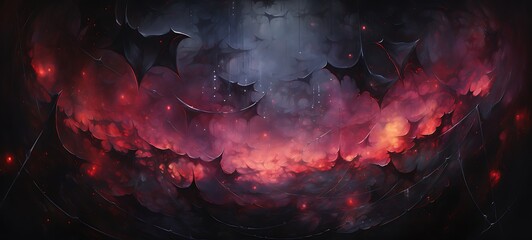 vampire shaped constellation, ai generative