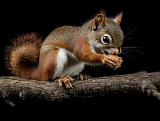 Obraz premium squirrel on a branch