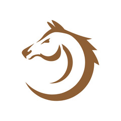 Horse logo icon design