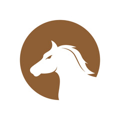 Obraz premium Horse logo icon design
