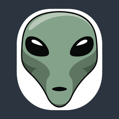 Fototapeta premium Alien Spaceship and Crop Circles Vector Design for World UFO Day Celebrations. A Bold, Solid Color Illustration for Posters, Social Media Posts, and T-Shirt Designs.