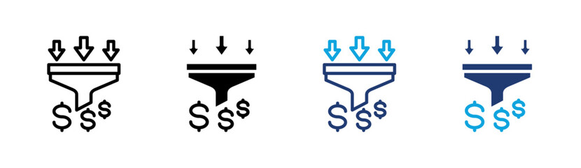 Conversion Funnel Icon