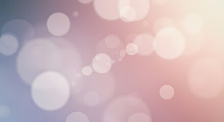 Obraz premium Blurred Light Circles on Gradient Background for Abstract Design