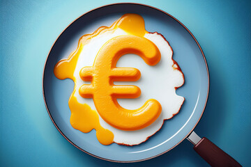 Reference Image, Spiegelei als Eurozeichen