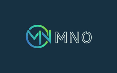 letter MNO logo, MN logo