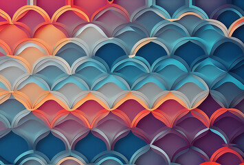 Fototapeta premium A vibrant abstract gradient background with bright reds and neon blues. featuring bold color blends. emphasizing creativity and enthusiasm,in good quality, generative ai