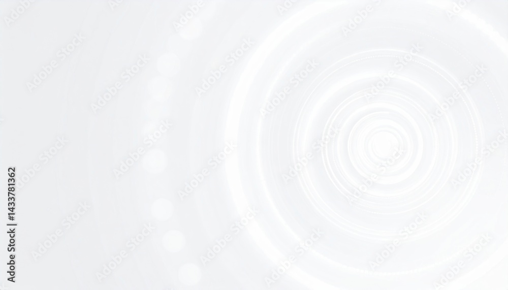 Poster dynamic circular patterns abstract design digital art minimalist space overhead view visual concept 