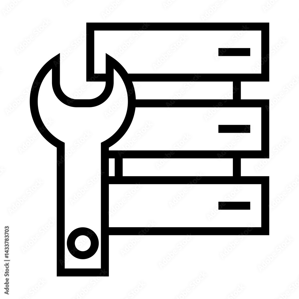 Aufkleber modify data  vector icon