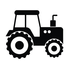 tractor isolated on white background