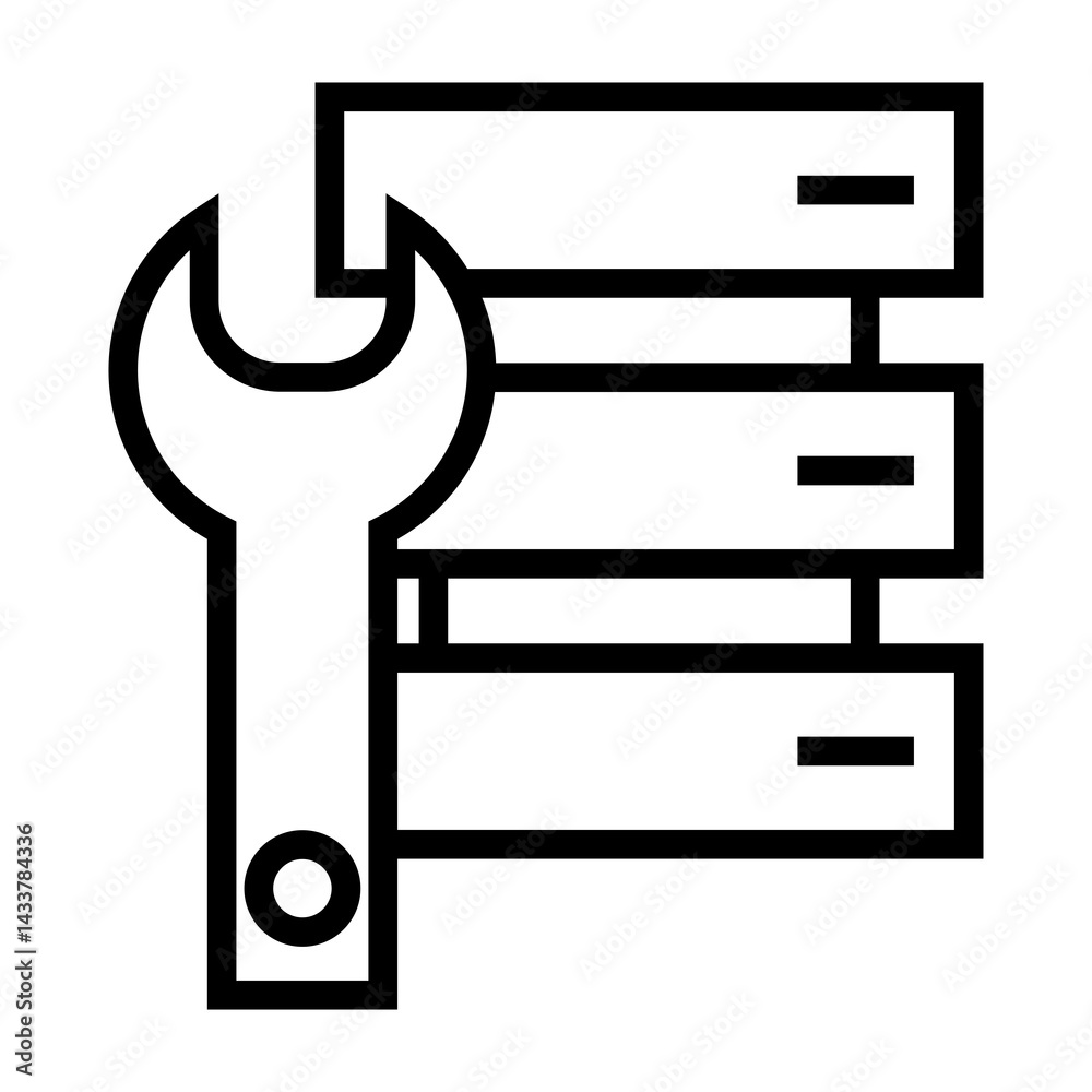 Aufkleber modify data  vector icon