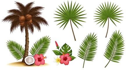 Obraz premium Tropical Eden: A Lush Tapestry AI Generated