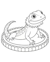 Dragoon coloring book for kids