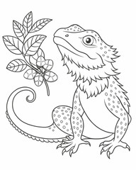 Dragoon coloring book for kids