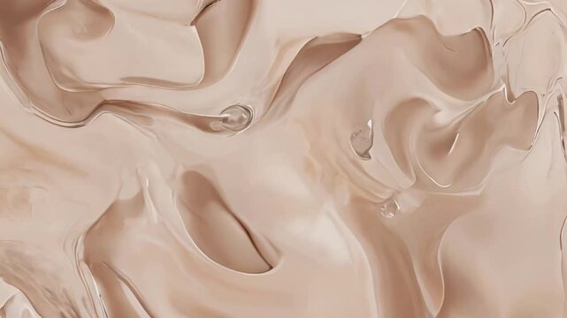 Abstract beige fluid art: elegant swirls and flowing marble patterns.