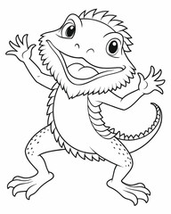 Dragoon coloring book for kids