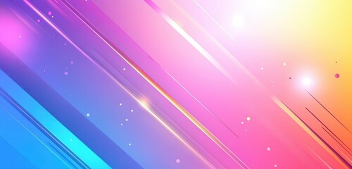 Abstract background with diagonal lines and gradient colors