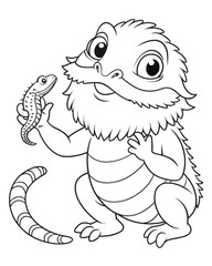 Dragoon coloring book for kids