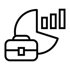 business analyst  vector icon