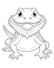 Dragoon coloring book for kids