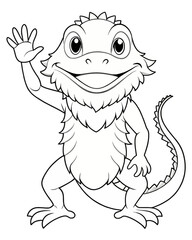 Dragoon coloring book for kids