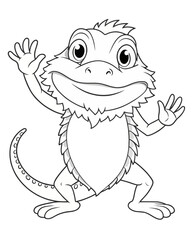 Dragoon coloring book for kids