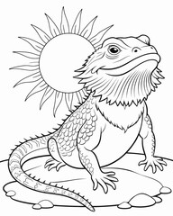 Dragoon coloring book for kids