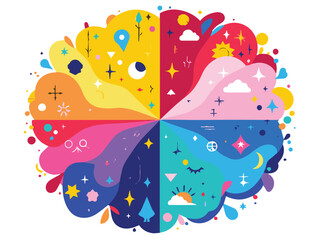 vector illustration of an abstract background