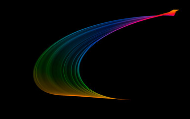 Cosmic abstract background. Colorful smoke, ink water, pattern universe. Abstract color divine rainbow