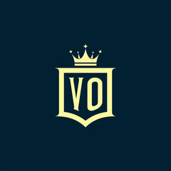 initials law firm logo design vector	