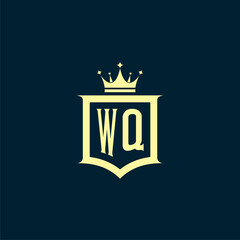 initials law firm logo design vector	