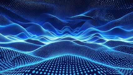 Abstract blue waves in cyber quantum computing network