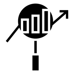 graphic analyst vector icon