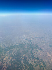 Aerial view of Gujarat, India